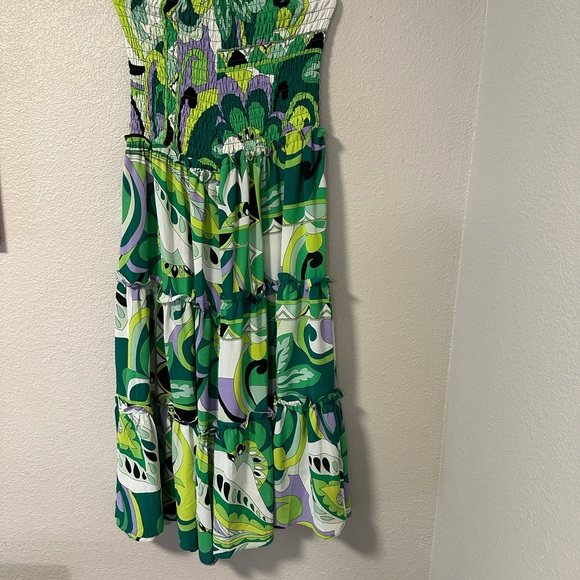 Banjul Women’s 2-piece Set. Green Multicolor. Medium. - Picture 4 of 4